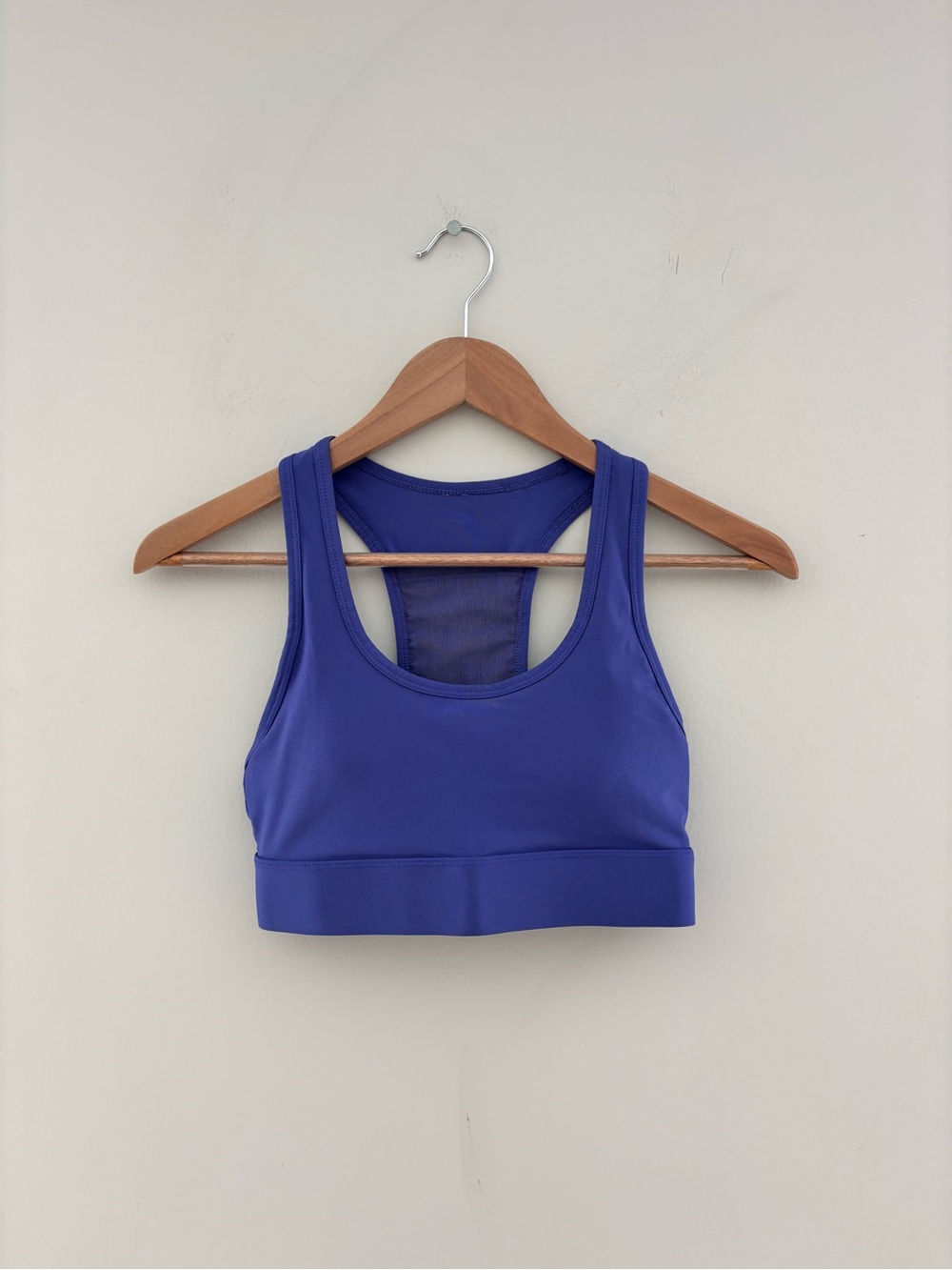 Fabletics Periwinkle Racerback Medium Support Sports Bra